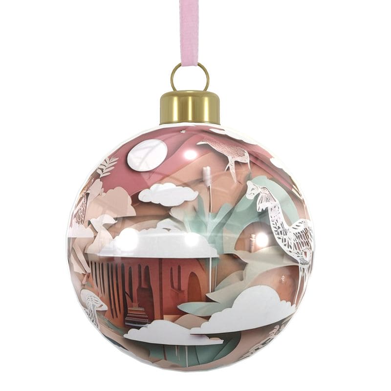 Linocut | Designer Christmas Baubles | S2515