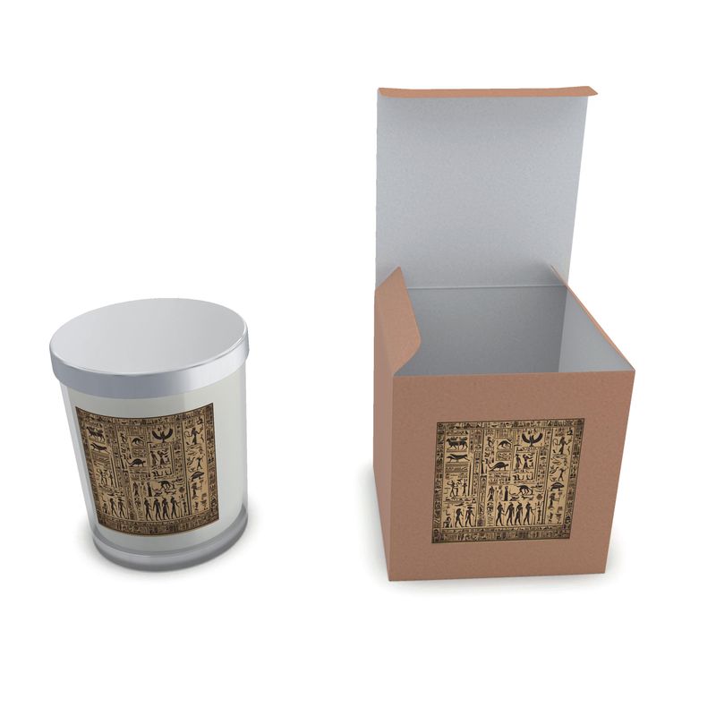 Candle in Glass | Hieroglyphs | S25167