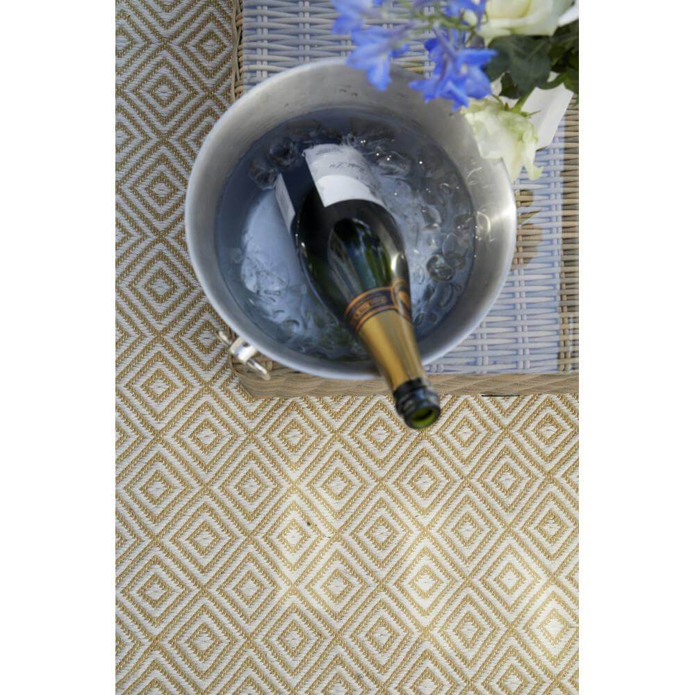 Diamond Gold Hand-woven Rug  | S25408 |