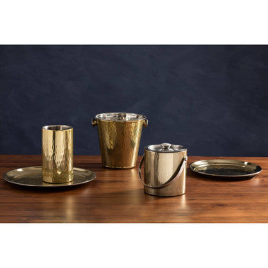 Mixology Champagne Bucket In Brass Finish