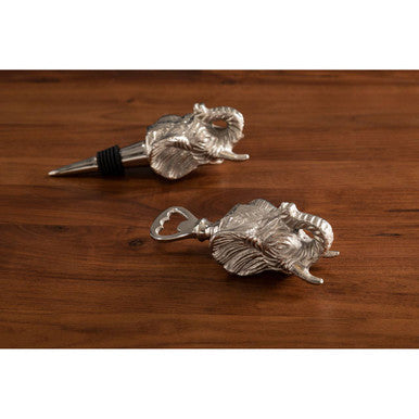 Silver Elephant Bottle Opener