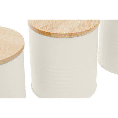 Set Of Three Alton Cream Cannisters