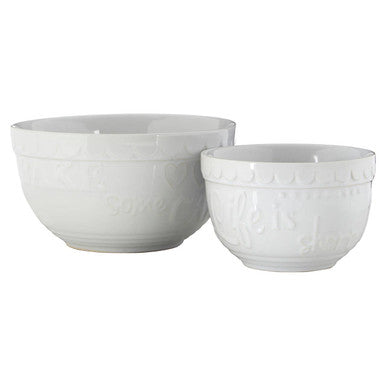 Gigi Set Of Two Round Mixing Bowls