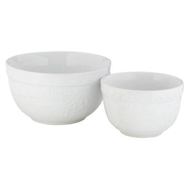 Gigi Set Of Two Round Mixing Bowls