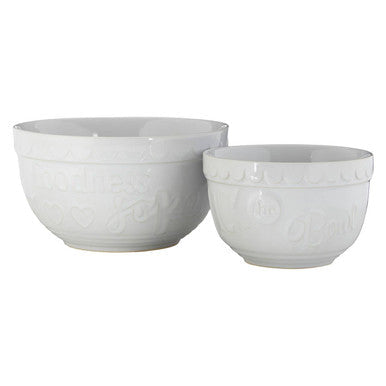 Gigi Set Of Two Round Mixing Bowls