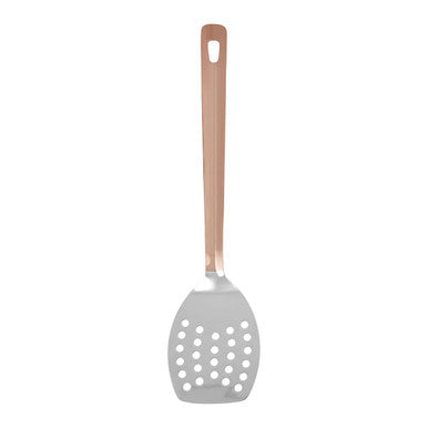 Freya Copper Finish Slotted Turner