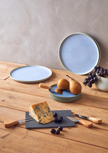 Carter Slate Board And 4 Piece Cheese Knife Set