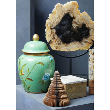 Tropical Turquoise Large Ceramic Jar