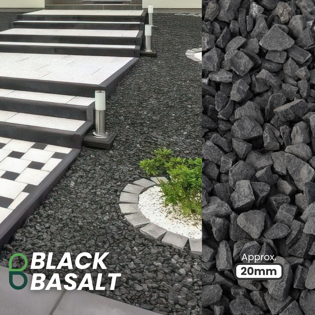 10-20mm Black Basalt Chippings  | S251460