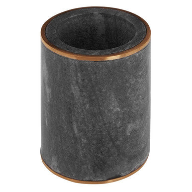 Grey Marble Brass Tumbler