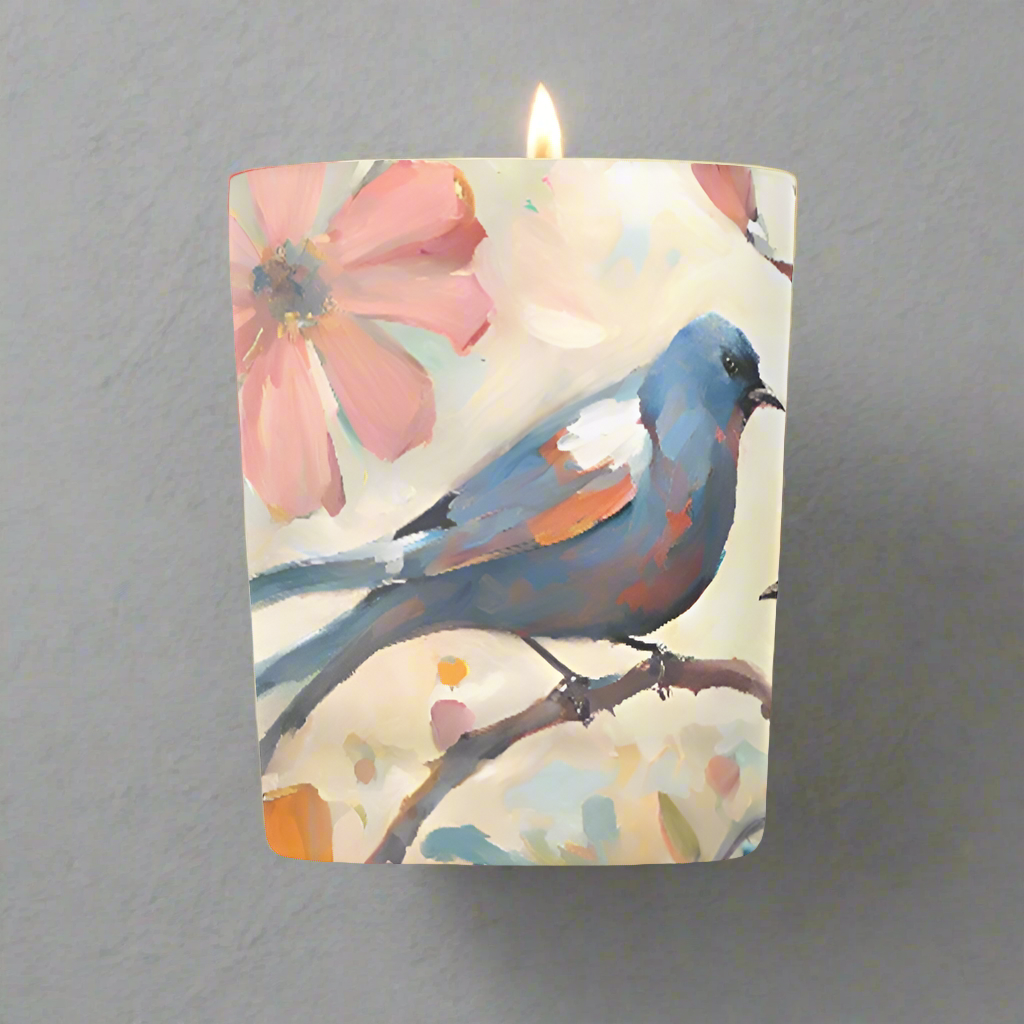 Designer Tealight Votives | Birdy Art | S2603 - Designer Tealight Votives | Birdy Art | S2603 - Sisuverse