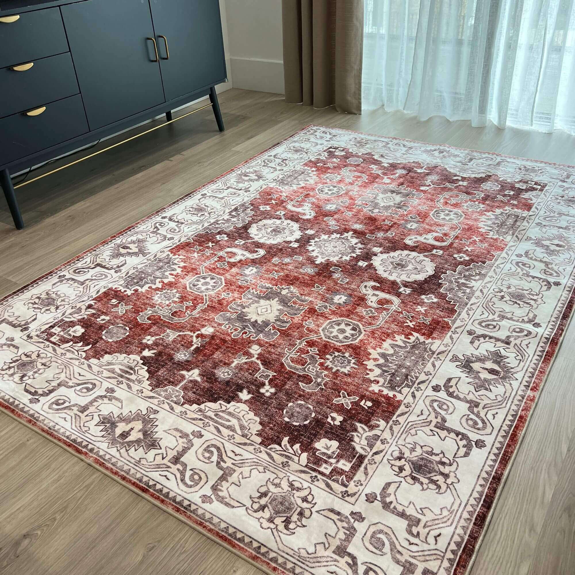 Jasru Vintage Washable Rug  | S25407 |