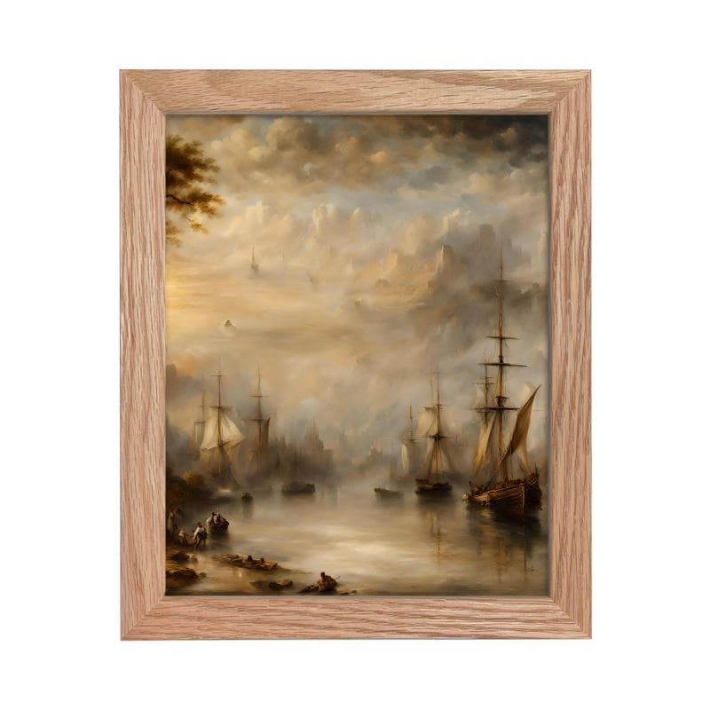 Classic Framed Art Print | Turner Inspired | S2425 - Classic Framed Art Print | Turner Inspired | S2425 - Sisuverse