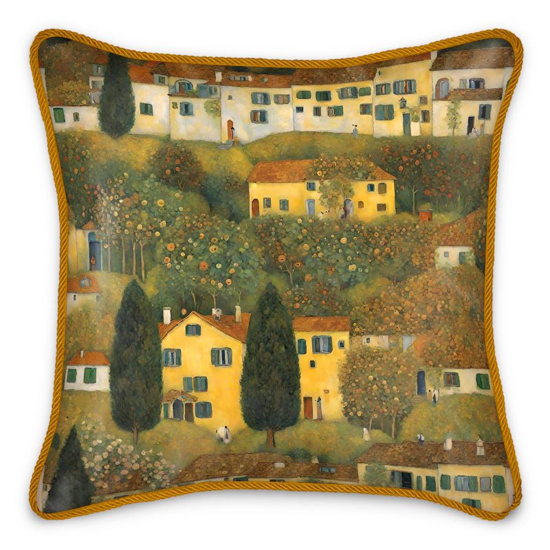 Silk Cushion | Klimt Inspired | S24545 - Silk Cushion | Klimt Inspired | S24545 - Sisuverse