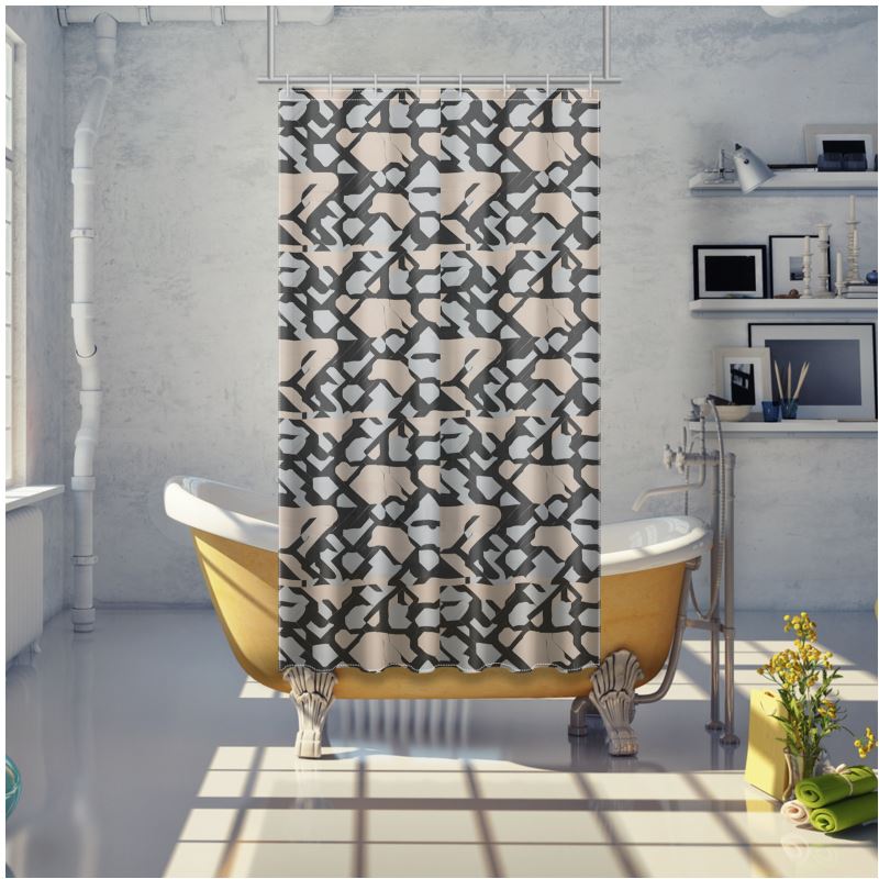 Shower Curtain | Milan Abstract | S24543 - Shower Curtain | Milan Abstract | S24543 - Sisuverse