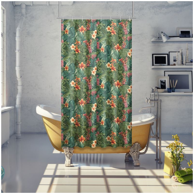 Shower Curtain | Tropics | S24542 - Shower Curtain | Tropics | S24542 - Sisuverse