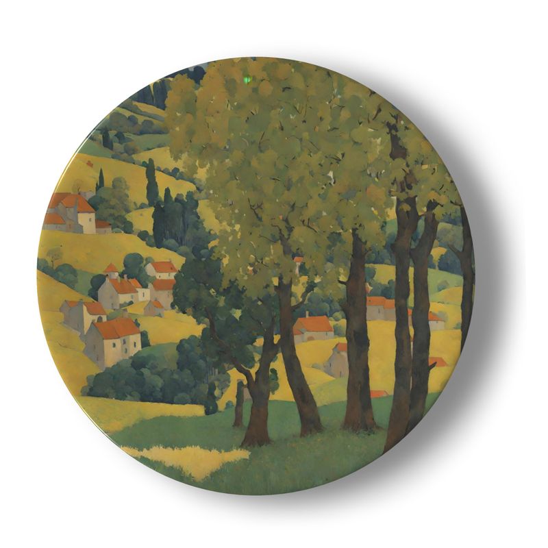 Designer Plate | Serusier Inspired | S24504 - Designer Plate | Serusier Inspired | S24504 - Sisuverse