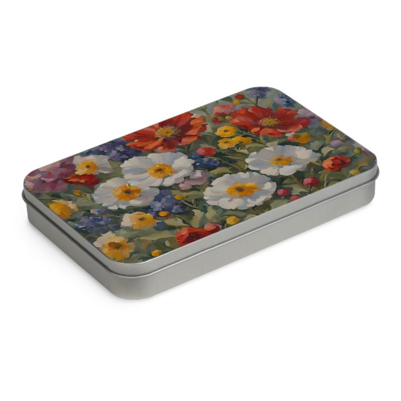 Tin Box | Florals | S24516 - Tin Box | Florals | S24516 - Sisuverse