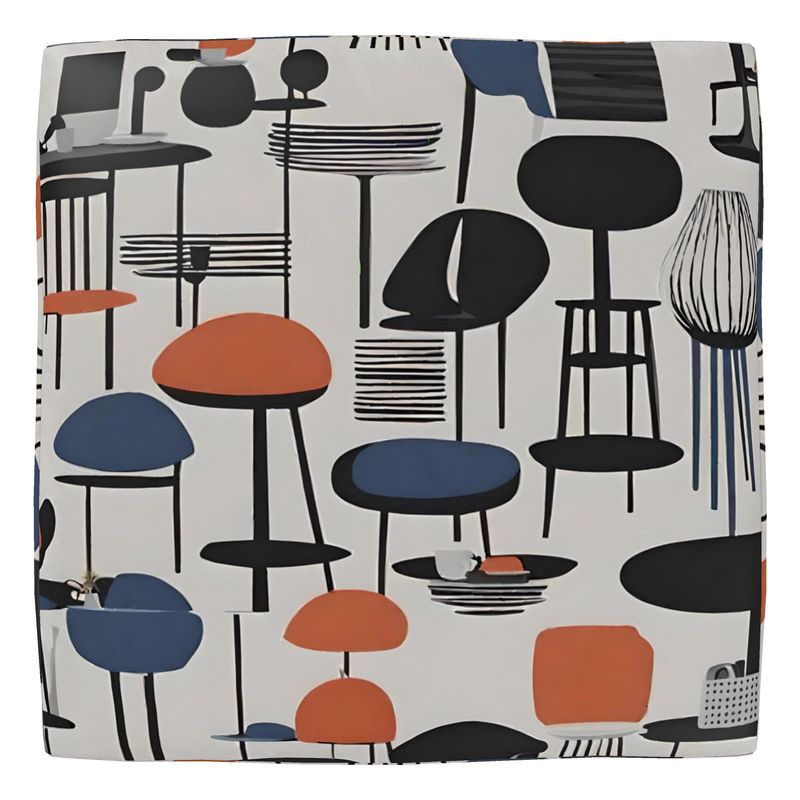 Designer Pouffe | Nordic Inspired | S24523 - Designer Pouffe | Nordic Inspired | S24523 - Sisuverse