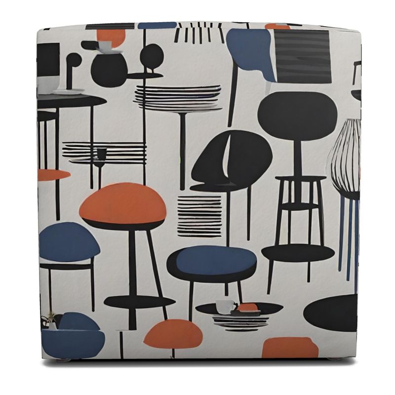 Designer Pouffe | Nordic Inspired | S24523 - Designer Pouffe | Nordic Inspired | S24523 - Sisuverse