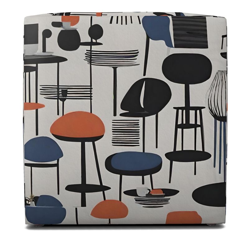 Designer Pouffe | Nordic Inspired | S24523 - Designer Pouffe | Nordic Inspired | S24523 - Sisuverse