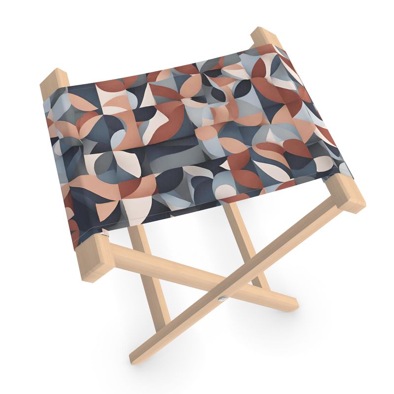 Folding Stool | Milan Abstract | S24537 - Folding Stool | Milan Abstract | S24537 - Sisuverse