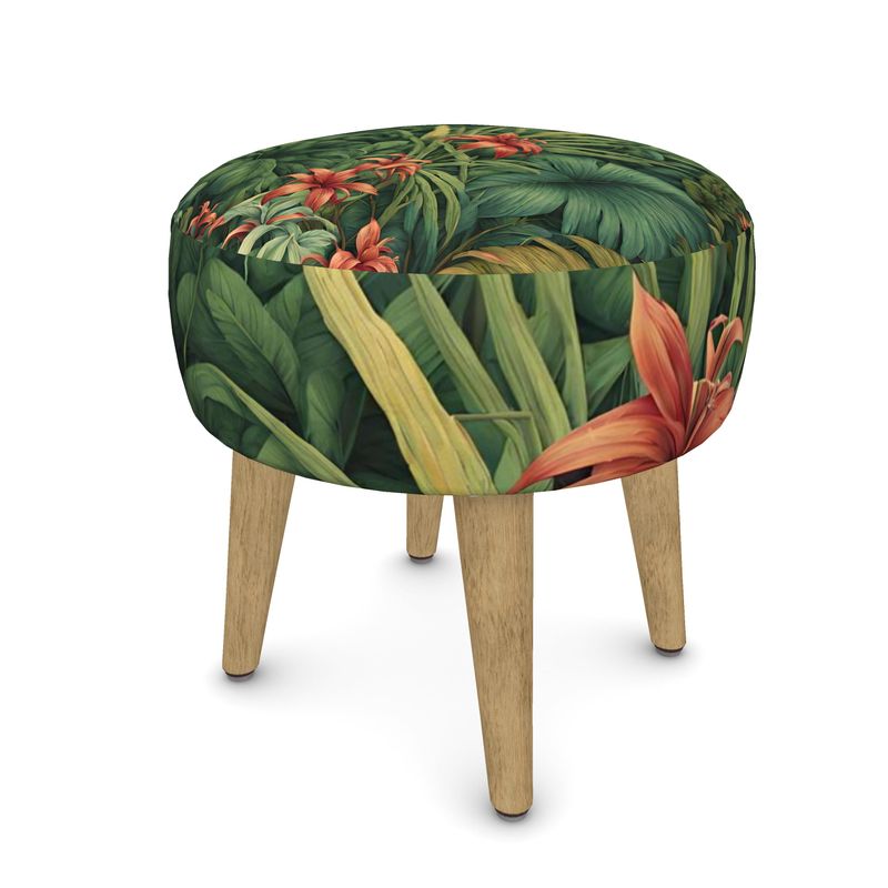 Footstool | Tropics | S24534 - Footstool | Tropics | S24534 - Sisuverse