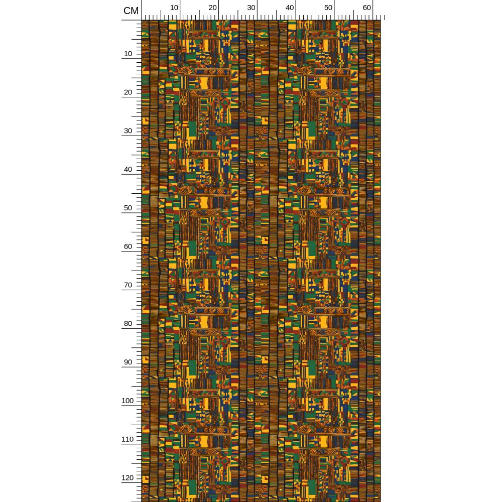 Self-Adhesive Wallpaper | Kente pattern | S24601 - Self-Adhesive Wallpaper | Kente pattern | S24601 - Sisuverse