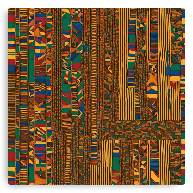 Metal Prints | Kente Inspired | S24572 - Metal Prints | Kente Inspired | S24572 - Sisuverse