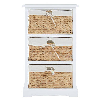 Ashby 3 Seagrass Drawer Chest.