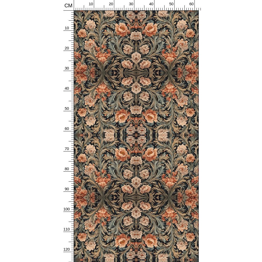 Self-Adhesive Wallpaper | Art Deco Florals | S24612 - Self-Adhesive Wallpaper | Art Deco Florals | S24612 - Sisuverse