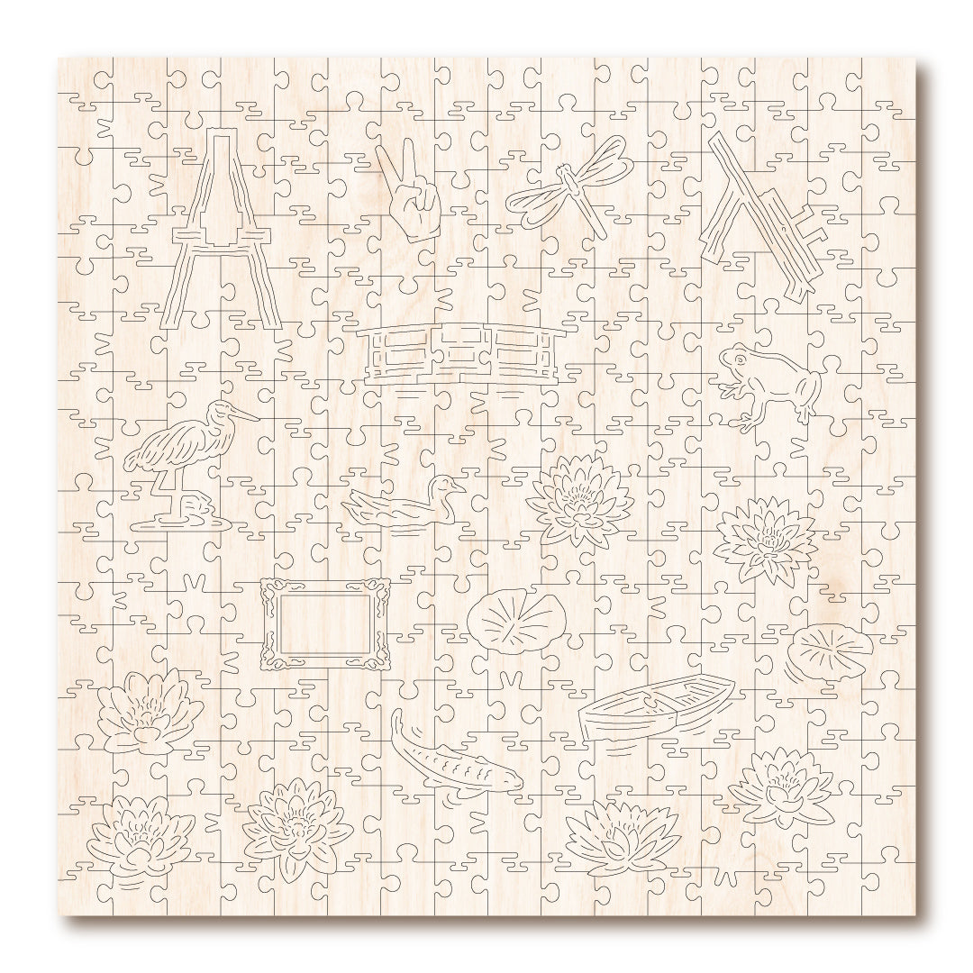 Water Lilies & Japanese Bridge  | S251279