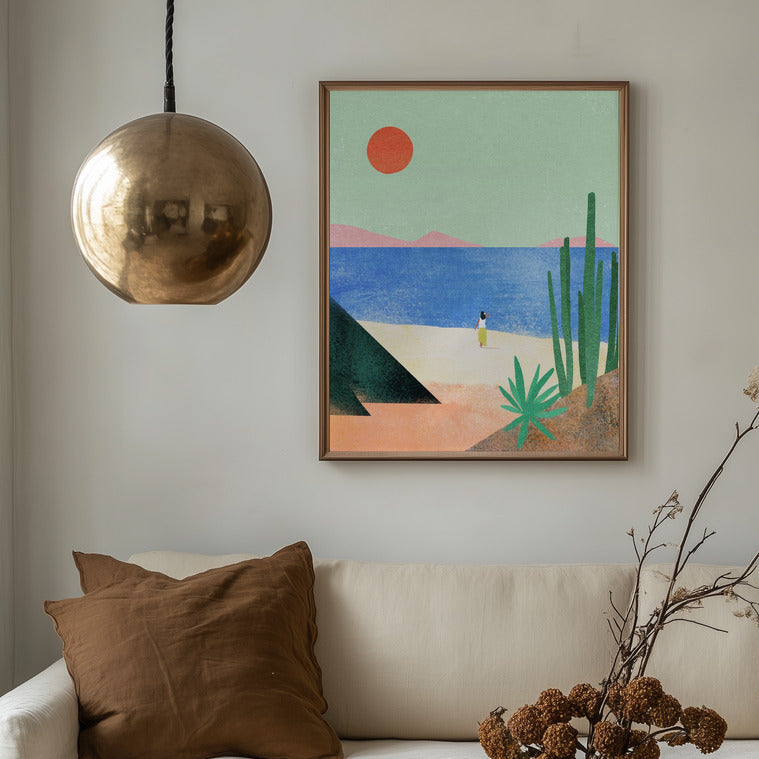 Beach Girl Print  S251345