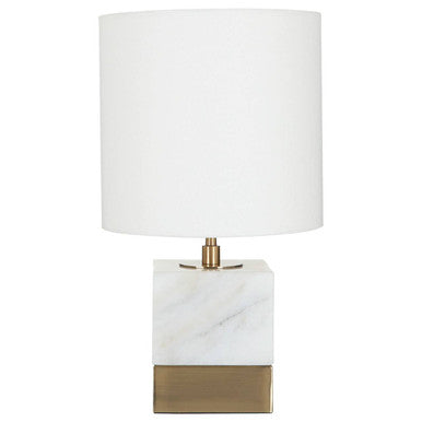 Sorado White Marble Accent Lamp