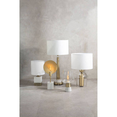 Sorado White Marble Accent Lamp