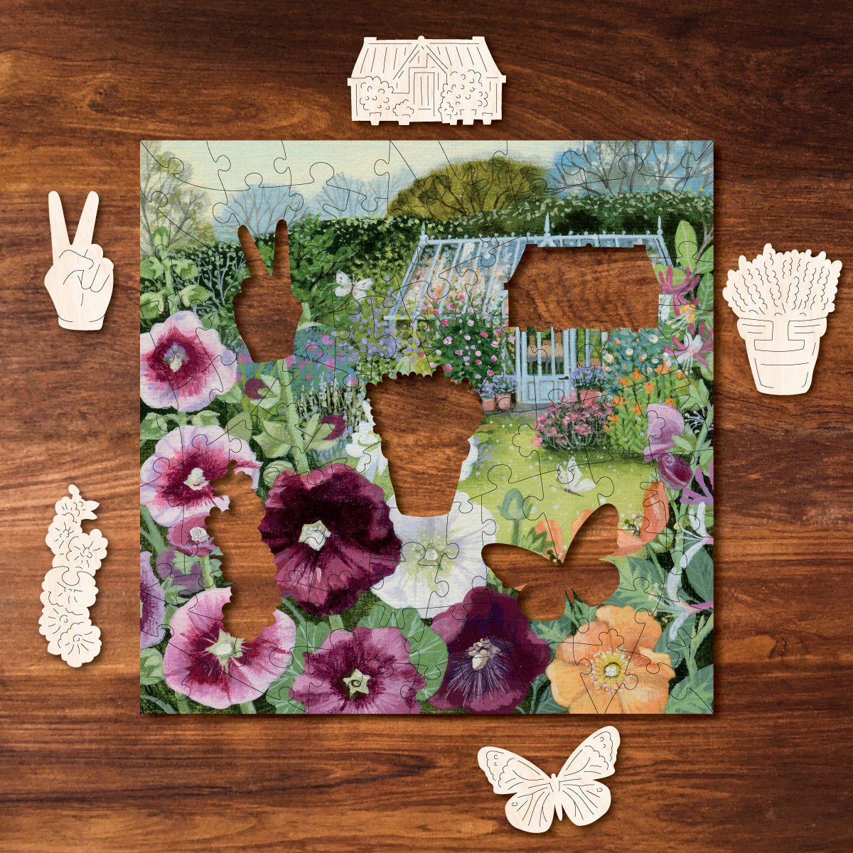 Hollyhocks MINI QT  | S251259