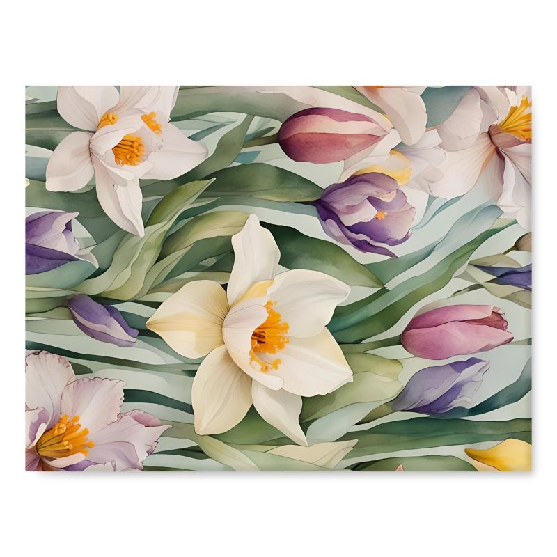 Designer Chopping Board | Spring Blooms | S3036