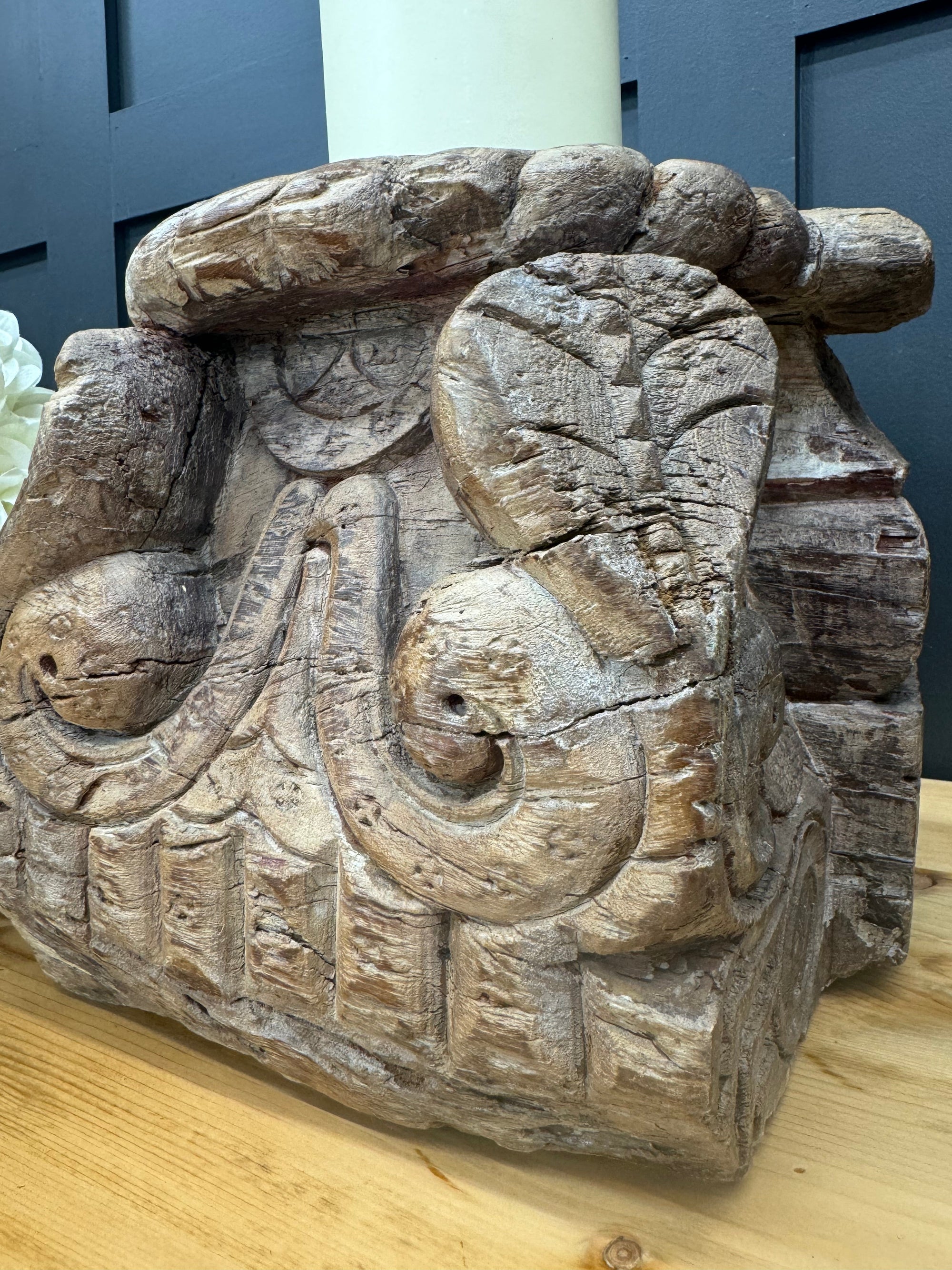 Farmhouse Décor Candle Stand |  S251364