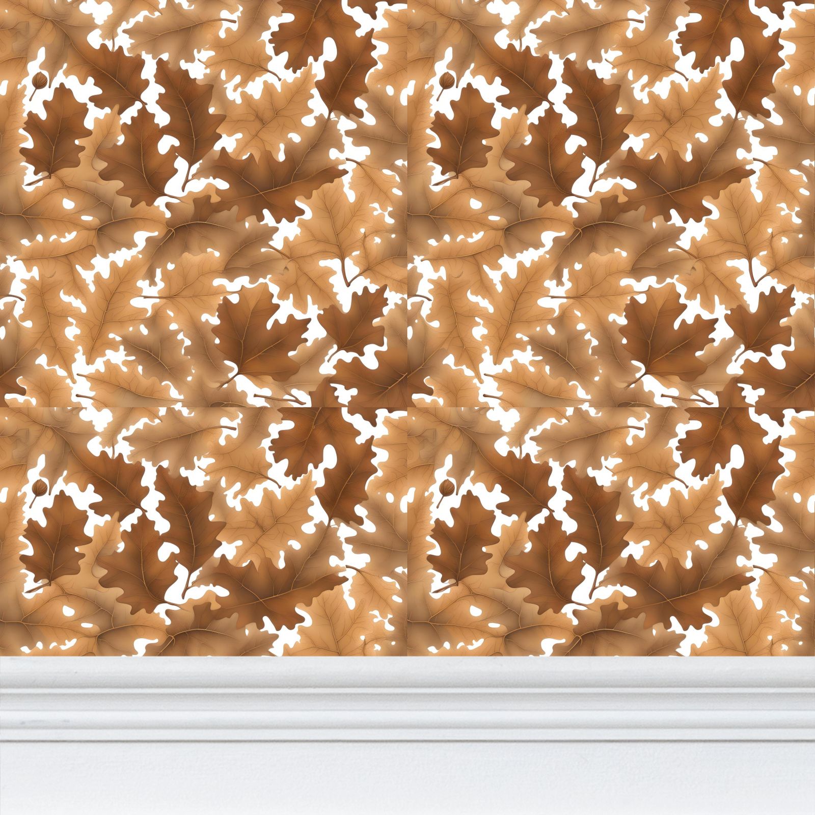 Self-Adhesive Wallpaper |Autumn Oak Canopy | S25116
