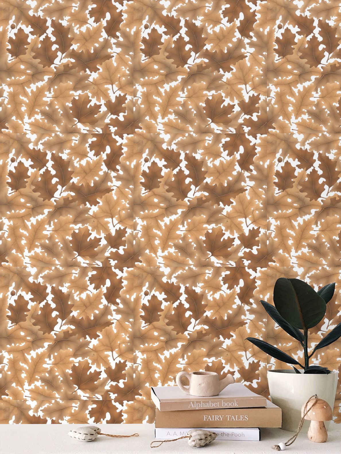 Self-Adhesive Wallpaper |Autumn Oak Canopy | S25116