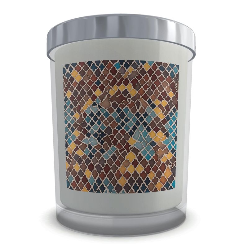 Candle in Glass | Moroccan Mosaics | S25171