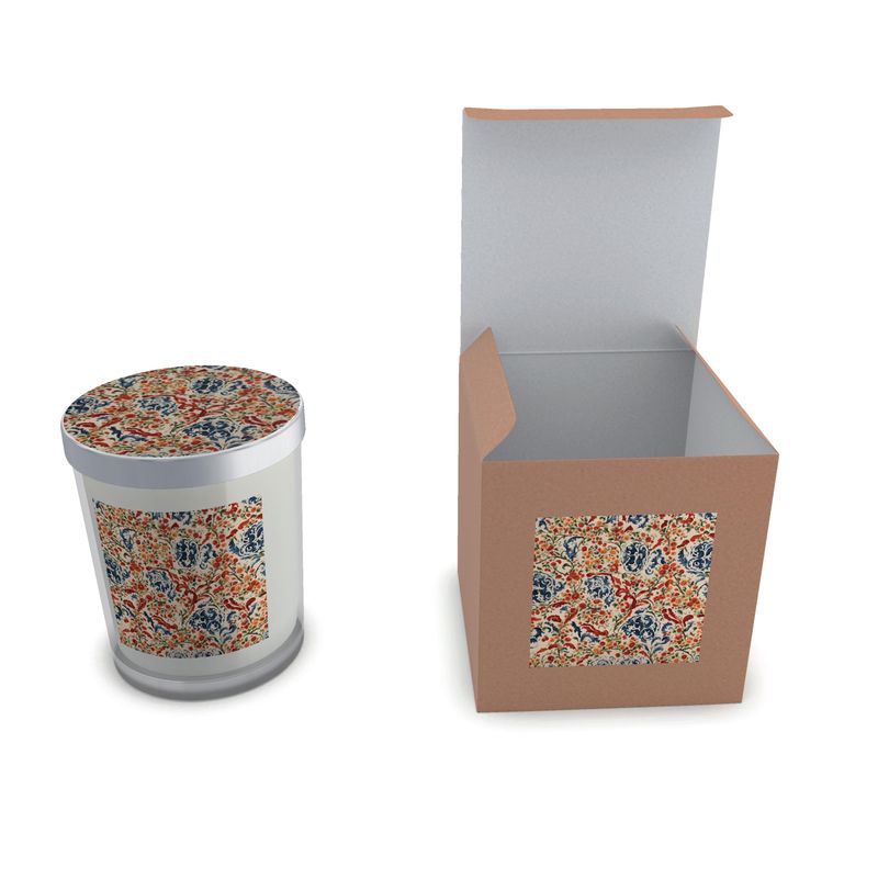 Candle in Glass |Mediterranean summer florals| S25175