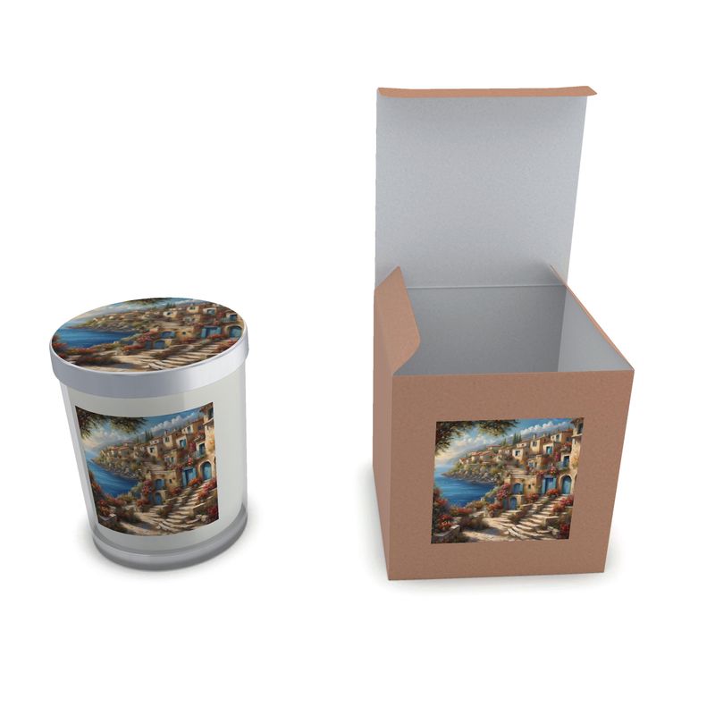 Candle in Glass | Mediterranean Village | S25176