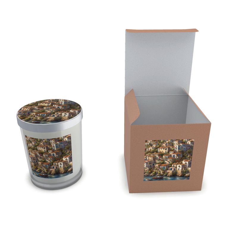 Candle in Glass | Mediterranean Village | S25177