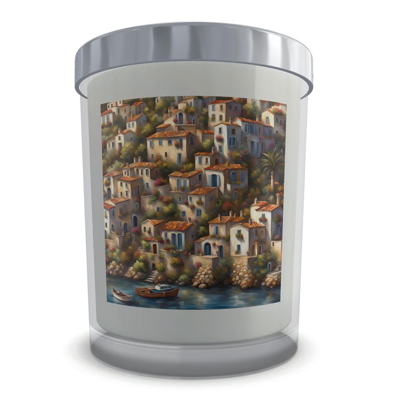 Candle in Glass | Mediterranean Village | S25177