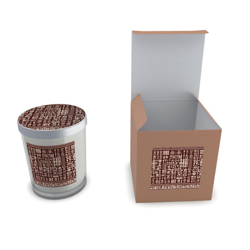 Candle in Glass |Nordic Weave | S25184
