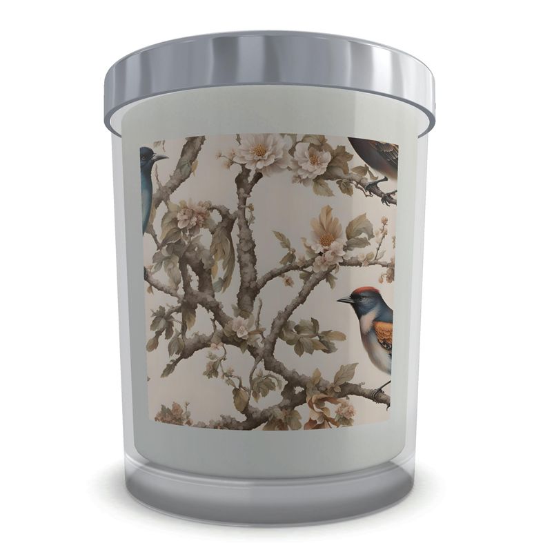 Candle in Glass | Flowers & Birdies | S25187