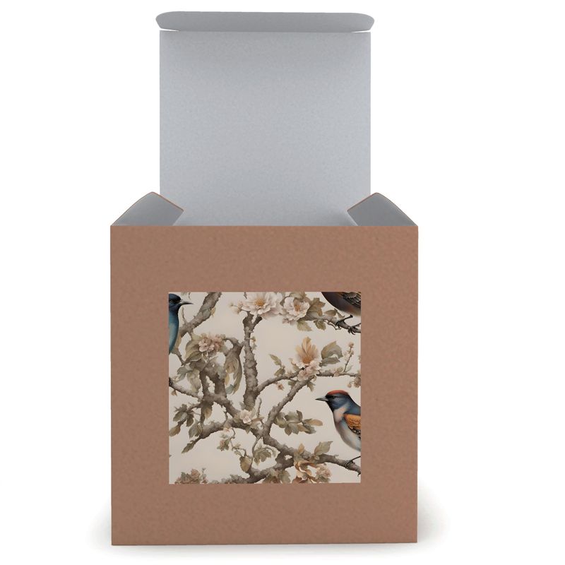 Candle in Glass | Flowers & Birdies | S25187