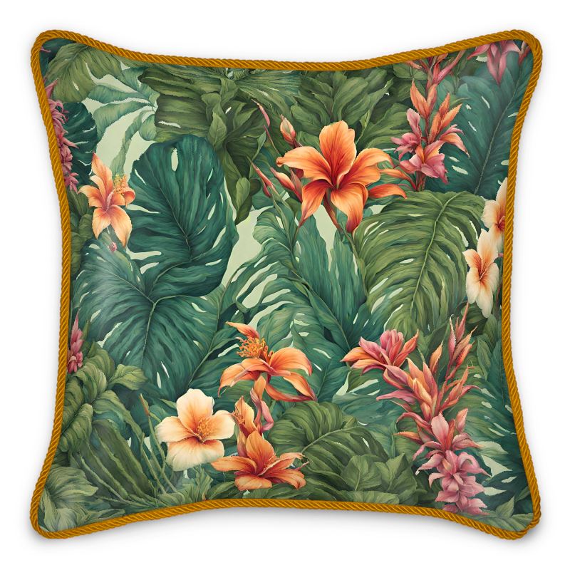 Silk Cushions |Tropical Jungle | S25253
