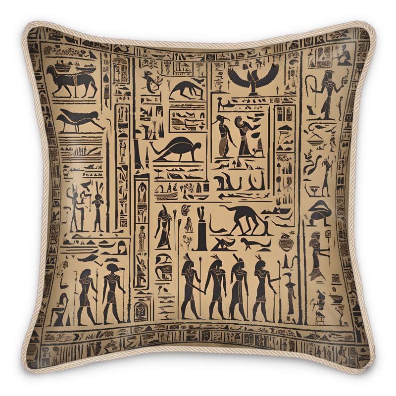 Silk Cushions | Hieroglyphs | S25260